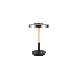 Suspension Verre Fumé-Luminaires Trio Celeste Lampe à poser LED Noir, 1 lumière