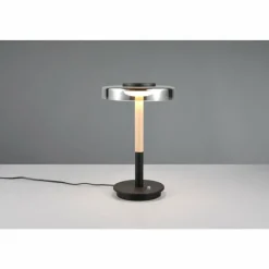 Suspension Verre Fumé-Luminaires Trio Celeste Lampe à poser LED Noir, 1 lumière