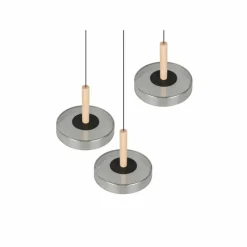 Suspension Verre Fumé-Luminaires Trio Celeste Suspension LED Noir, 1 lumière