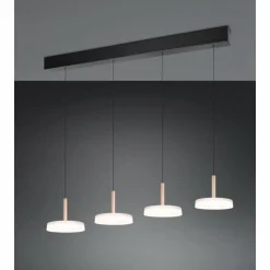 Luminaires Trio Celeste Suspension LED Brun, 1 lumière