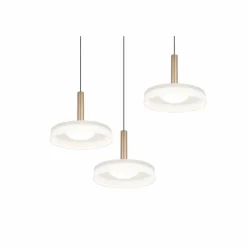 Luminaires Trio Celeste Suspension LED Brun, 1 lumière