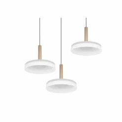 Luminaires Trio Celeste Suspension LED Brun, 1 lumière