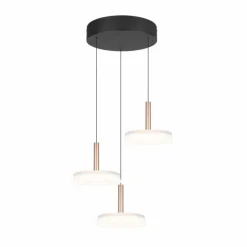 Luminaires Trio Celeste Suspension LED Brun, 1 lumière
