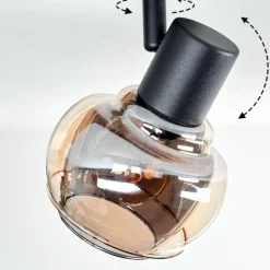 hofstein Cevio Plafonnier Noir, 4 lumières