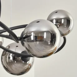 hofstein Chariton Suspension Noir, 6 lumières