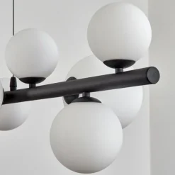 hofstein Chehalis Boule lumineuse, Suspension Blanc, 10 lumières