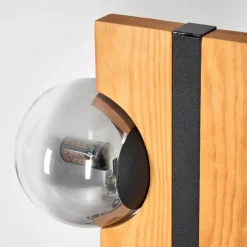 hofstein Chehalis Boule lumineuse, Lampadaire Écru, Noir, 6 lumières