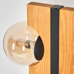 hofstein Chehalis Boule lumineuse, Lampadaire Écru, Noir, 6 lumières