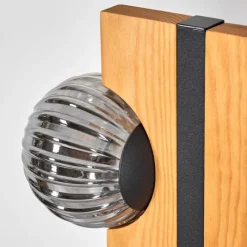 hofstein Chehalis Boule lumineuse, Lampadaire Écru, Noir, 6 lumières