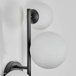 hofstein Chehalis Boule lumineuse, Applique murale Blanc, 3 lumières
