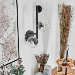 hofstein Chehalis Boule lumineuse, Applique murale Clair, 3 lumières