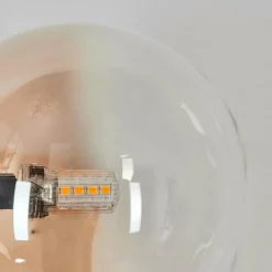 hofstein Chehalis Boule lumineuse, Applique murale 23 cm Ambre, Clair, 3 lumières