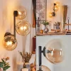 hofstein Chehalis Boule lumineuse, Applique murale 33 cm Ambre, Clair, 3 lumières