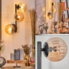hofstein Chehalis Boule lumineuse, Applique murale Ambre, 3 lumières