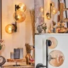 hofstein Chehalis Boule lumineuse, Applique murale Ambre, 3 lumières