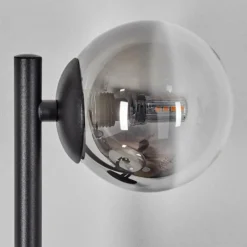 hofstein Chehalis Boule lumineuse, Applique murale 23 cm Chrome, Clair, Fumé, 3 lumières