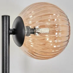 Lampes Vintages & Rétros-hofstein Chehalis Boule lumineuse, Applique murale Ambre, 3 lumières