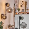 hofstein Chehalis Boule lumineuse, Applique murale 23 cm Fumé, 3 lumières