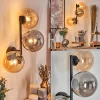 hofstein Chehalis Boule lumineuse, Applique murale Ambre, Fumé, 3 lumières