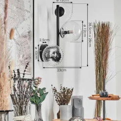 hofstein Chehalis Boule lumineuse 23 cm Clair, 3 lumières