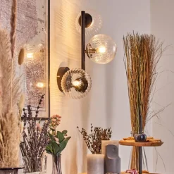 hofstein Chehalis Boule lumineuse 23 cm Clair, 3 lumières