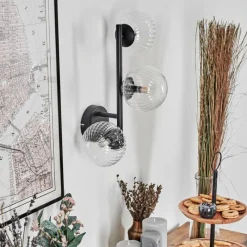 hofstein Chehalis Boule lumineuse 23 cm Clair, 3 lumières