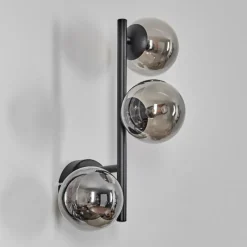 hofstein Chehalis Boule lumineuse Fumé, 3 lumières