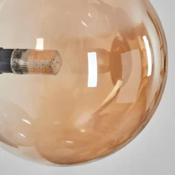 hofstein Chehalis Boule lumineuse Ambre, 3 lumières