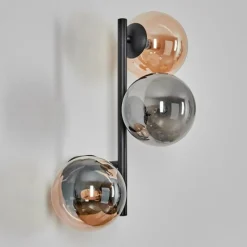 hofstein Chehalis Boule lumineuse Ambre, 3 lumières