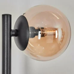 hofstein Chehalis Boule lumineuse, Applique murale Ambre, Fumé, 3 lumières