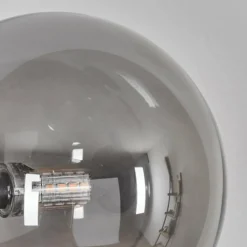 Suspension Verre Fumé-hofstein Chehalis Boule lumineuse, Applique murale Fumé, 3 lumières