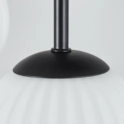 hofstein Chehalis Plafonnier, Boule lumineuse Blanc, 9 lumières