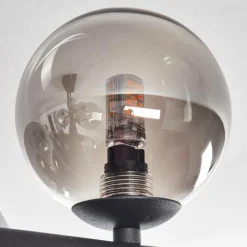 hofstein Chehalis Plafonnier, Boule lumineuse Fumé, 8 lumières