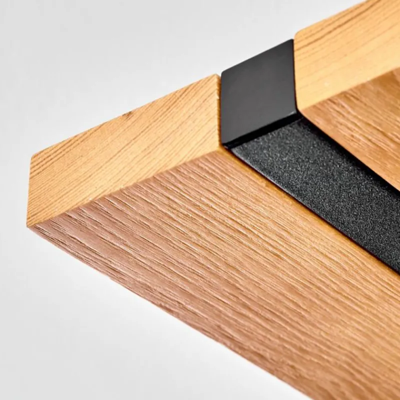 Luminaires Scandinaves-hofstein Chehalis Plafonnier, Boule lumineuse Écru, Noir, 4 lumières