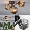 hofstein Chehalis Plafonnier, Boule lumineuse Fumé, 3 lumières