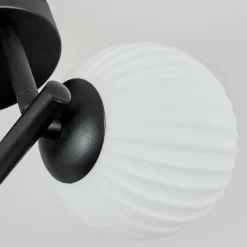 Lampes À Boules-hofstein Chehalis Plafonnier, Boule lumineuse Blanc, 3 lumières