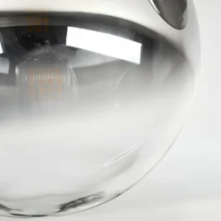 hofstein Chehalis Plafonnier, Boule lumineuse Clair, Fumé, 3 lumières