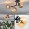 hofstein Chehalis Plafonnier, Boule lumineuse Ambre, Clair, 3 lumières