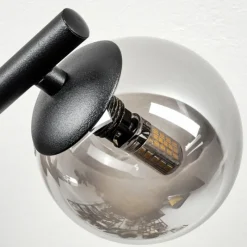 hofstein Chehalis Plafonnier, Boule lumineuse Fumé, 3 lumières