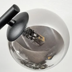 hofstein Chehalis Plafonnier, Boule lumineuse Fumé, 3 lumières