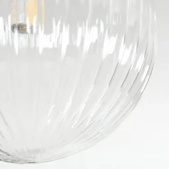 hofstein Chehalis Plafonnier, Boule lumineuse Ambre, Clair, Fumé, 3 lumières