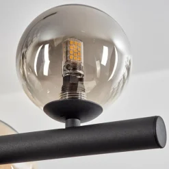 hofstein Chehalis Suspension, Boule lumineuse, Suspension Ambre, Fumé, 10 lumières