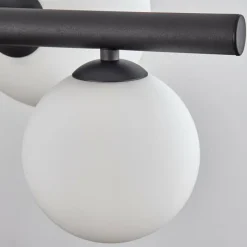 hofstein Chehalis Suspension, Boule lumineuse, Suspension Blanc, 8 lumières
