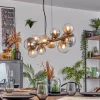 hofstein Chehalis Suspension, Boule lumineuse, Suspension Ambre, Clair, Fumé, 10 lumières