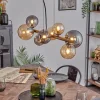 hofstein Chehalis Suspension, Boule lumineuse, Suspension Ambre, Fumé, 8 lumières