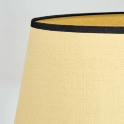 Luminaires Scandinaves-hofstein Chellas Lampadaire beige, Noir, 1 lumière