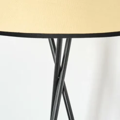 Luminaires Scandinaves-hofstein Chellas Lampadaire beige, Noir, 1 lumière