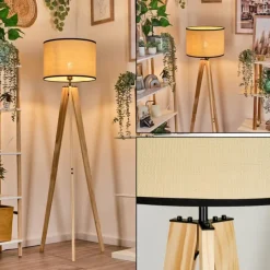Luminaires Scandinaves-hofstein Chellas Lampadaire Écru, 1 lumière