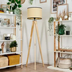 Luminaires Scandinaves-hofstein Chellas Lampadaire Écru, 1 lumière