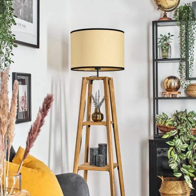 Lampes En Tissu-hofstein Chellas Lampadaire Écru, 1 lumière